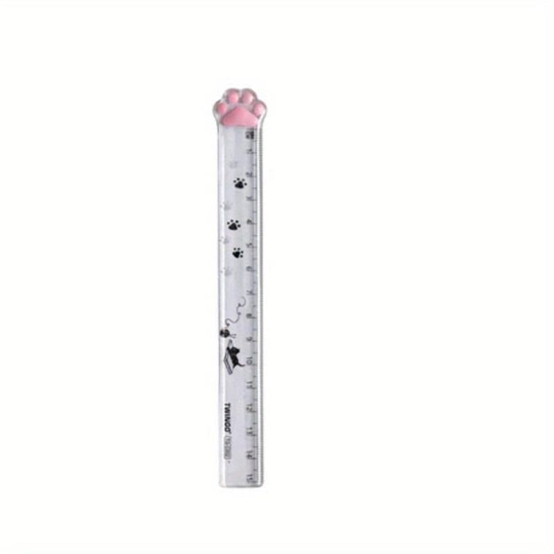 Cat Claw Straight Ruler Student Stationery Measuring Ruler