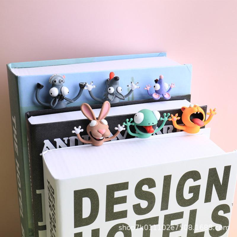 3D Animal Series Bookmark Stationery - 10 Styles