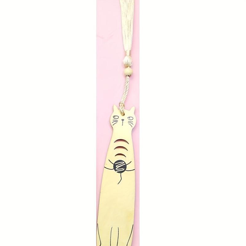 Cat Wooden Bookmark - Creative and Unique Gift - 5 Styles Available