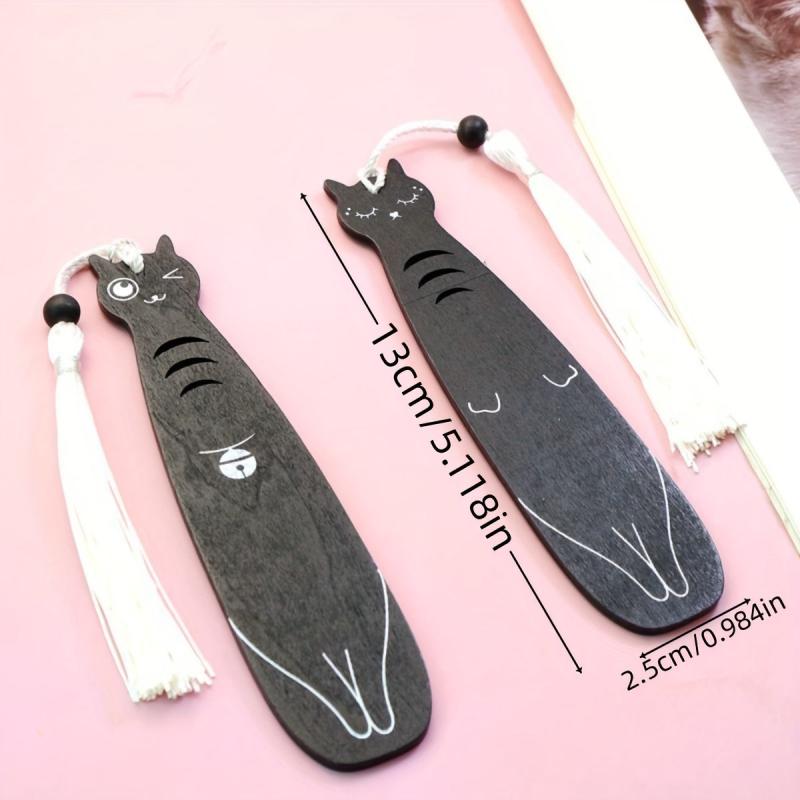 Cat Wooden Bookmark - Creative and Unique Gift - 5 Styles Available