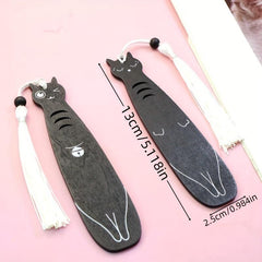 Cat Wooden Bookmark - Creative and Unique Gift - 5 Styles Available