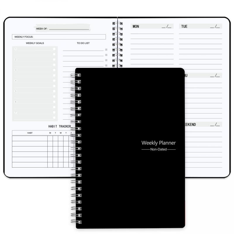 Trees Spiral A5 Planner Agenda School Supplies