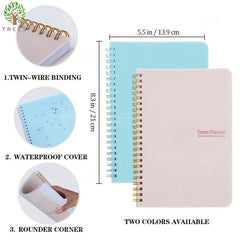 Trees Spiral A5 Planner Agenda School Supplies