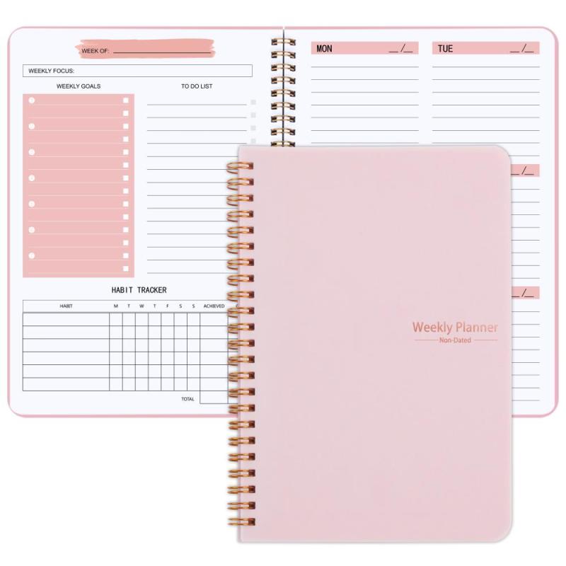 Trees Spiral A5 Planner Agenda School Supplies