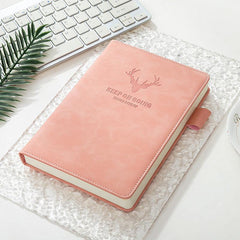 A5 Leather Notebook Refillable Loose Leaf Business Notebook
