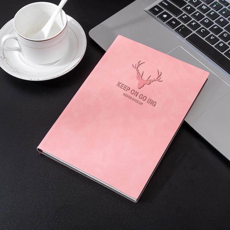 A5 Leather Notebook Refillable Loose Leaf Business Notebook
