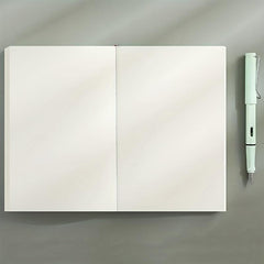A5 Blank Inner Page Notebook with Soft Leather Cover