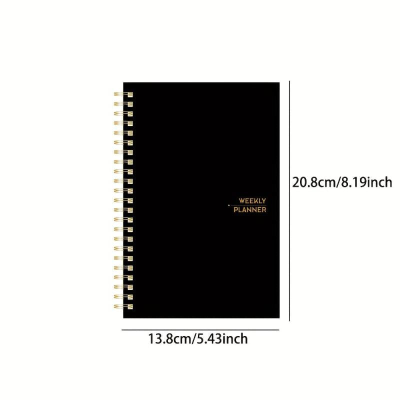 1pc Weekly & Daily Planner Spiral Academic Appointment Book
