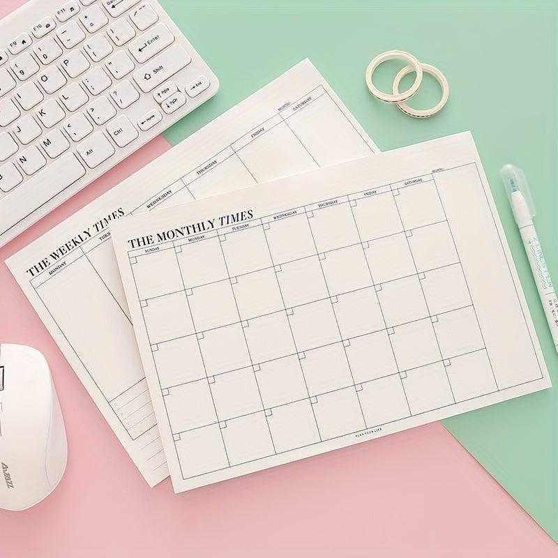 60 Sheet Weekly Planner for Productivity & Time Management