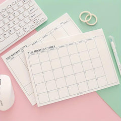 60 Sheet Weekly Planner for Productivity & Time Management
