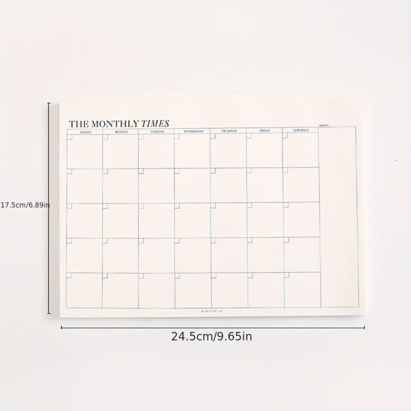 60 Sheet Weekly Planner for Productivity & Time Management