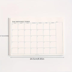 60 Sheet Weekly Planner for Productivity & Time Management