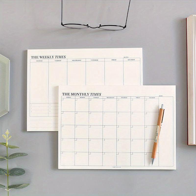 60 Sheet Weekly Planner for Productivity & Time Management