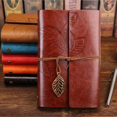 Vintage Diary PU Leather Notebook Spiral Notepad Replaceable Journal