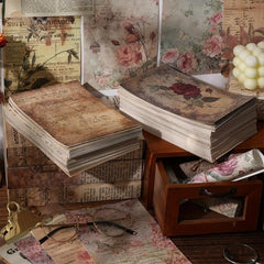 200 Sheets Vintage Scrapbook Paper Junk Journal Supplies