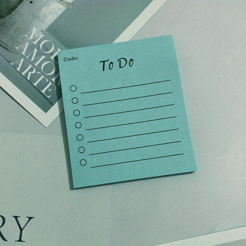 50 Sheets To Do List Sticky Notes Self Adhesive Memo Pads Easy Posting
