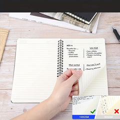 3pcs Spiral Lined A5 Notebook 60 Pages Hardcover Journal Notepad