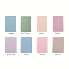 A5 Sweet Notebook Rainbow Border Thick Paper College Ruled Personal Diary