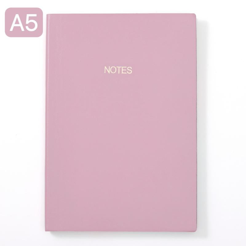 A5 Sweet Notebook Rainbow Border Thick Paper College Ruled Personal Diary