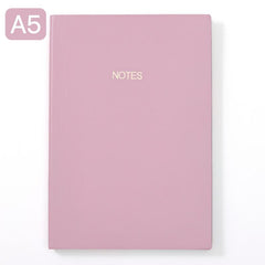 A5 Sweet Notebook Rainbow Border Thick Paper College Ruled Personal Diary
