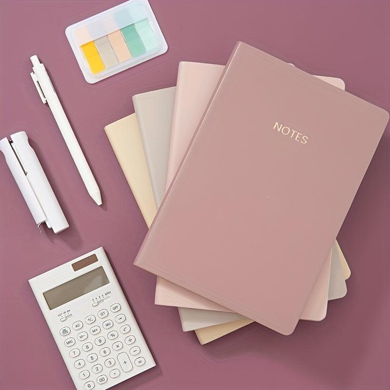 A5 Sweet Notebook Rainbow Border Thick Paper College Ruled Personal Diary
