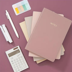 A5 Sweet Notebook Rainbow Border Thick Paper College Ruled Personal Diary