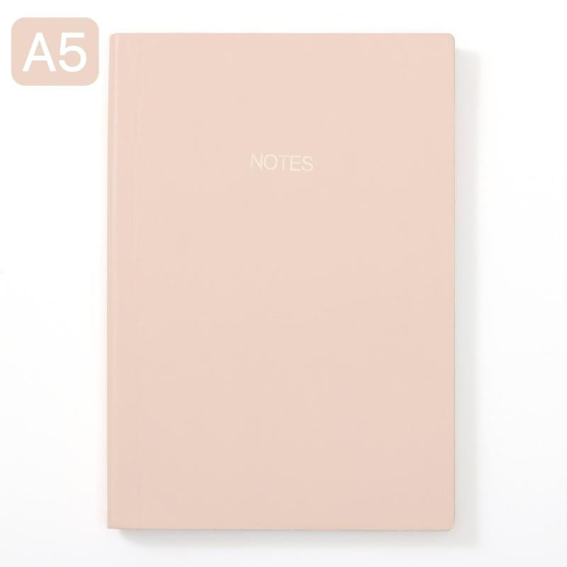 A5 Sweet Notebook Rainbow Border Thick Paper College Ruled Personal Diary