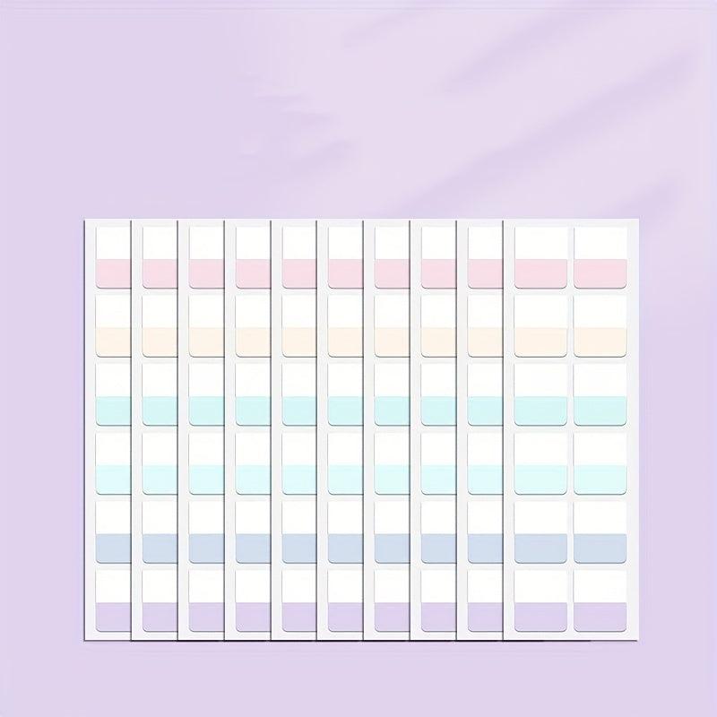 120 Pcs Colorful Sticky Notes & Index Label Stickers