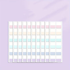 120 Pcs Colorful Sticky Notes & Index Label Stickers
