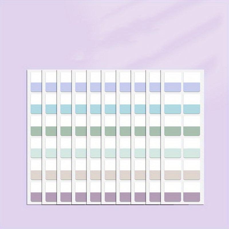 120 Pcs Colorful Sticky Notes & Index Label Stickers