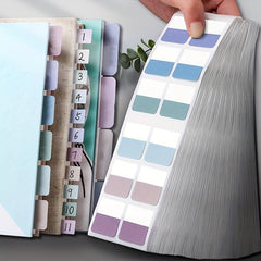 120 Pcs Colorful Sticky Notes & Index Label Stickers