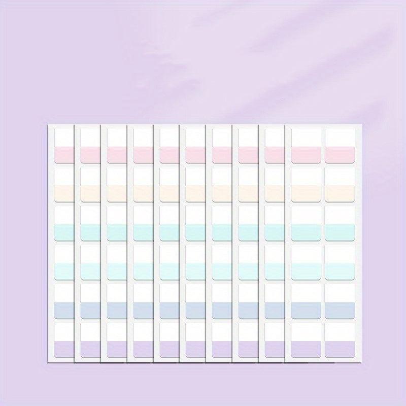 120 Pcs Colorful Sticky Notes & Index Label Stickers