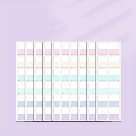 120 Pcs Colorful Sticky Notes & Index Label Stickers