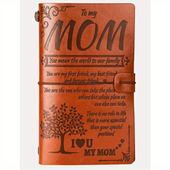 136 Sheets Vintage Leather Sketch Book Journal Notebook Gift from Mom or Dad