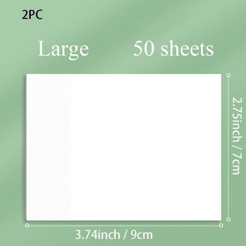 2pcs Transparent Sticky Note Memo Pad 50 Sheets 2.99 Office Supplies