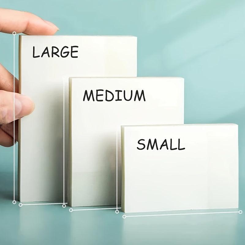 2pcs Transparent Sticky Note Memo Pad 50 Sheets 2.99 Office Supplies