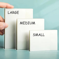 2pcs Transparent Sticky Note Memo Pad 50 Sheets 2.99 Office Supplies