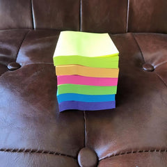 6 Packs Sticky Notes Bright Colors Self Stick 50 Sheets/pad