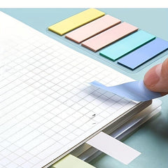 100 Transparent Macaron PET Sticky Notes