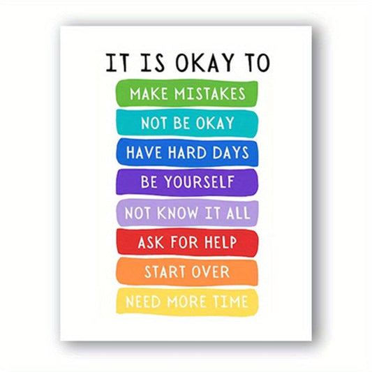 Be Yourself Motivational Poster for Classroom