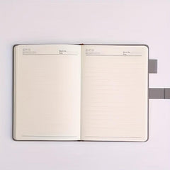 A5 Metal Clip Notebook 360 Pages Thick Notebook Travel Record Book