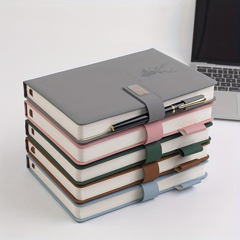 A5 Metal Clip Notebook 360 Pages Thick Notebook Travel Record Book