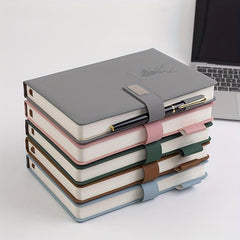 A5 Metal Clip Notebook 360 Pages Thick Notebook Travel Record Book