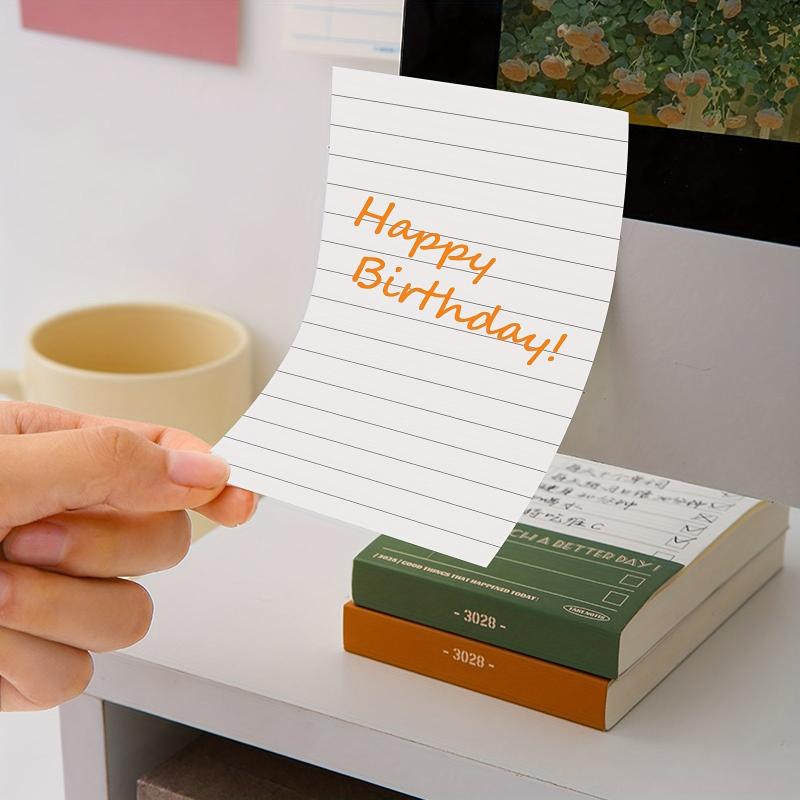 8 Packs Sticky Notes Memo Pads Adhesive Strong Stickers Paper 30 S