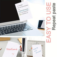 8 Packs Sticky Notes Memo Pads Adhesive Strong Stickers Paper 30 S