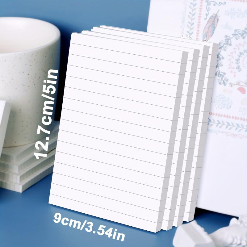 8 Packs Sticky Notes Memo Pads Adhesive Strong Stickers Paper 30 S