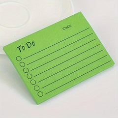 1pc Sticky Notes With Date Markers Self-adhesive Memo Pad To Do List