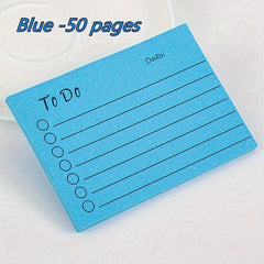 1pc Sticky Notes With Date Markers Self-adhesive Memo Pad To Do List