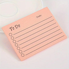 1pc Sticky Notes With Date Markers Self-adhesive Memo Pad To Do List