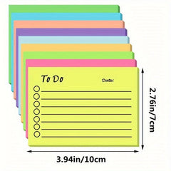 1pc Sticky Notes With Date Markers Self-adhesive Memo Pad To Do List